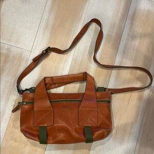 Matt & Nat Vegan Leather Two Toned Crossbody Bag